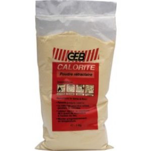 Poudre ciment réfractaire (sac 1kg) –  Calorite