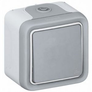 Poussoir étanche – pose en saillie – Plexo