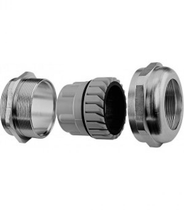 Presse etoupe metrique laiton nickele, M20, IP68 emballage 50 pieces