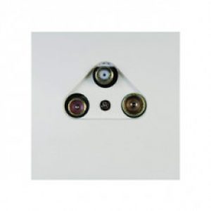 Prise de TV-FM-SAT Blanc NF