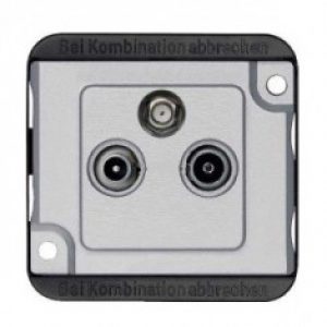 Prise TV – SAT – FM anti-choc et anti-vandalisme NF