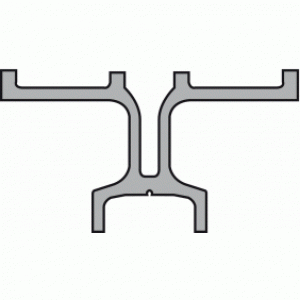 Profil de guidage supérieur – P1786 – 9-45094-67