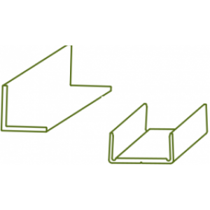 Profil inférieur encadrement pour système coulissant Symfo