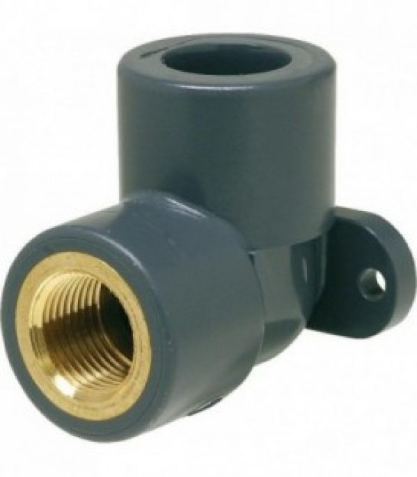 PVC-U – raccord à coller PVC-U, 20 mm x 1/2&Prime; applique murale