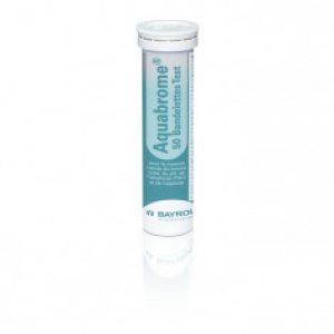 QuickTest Aquabrome 50 bandelettes d’analyse Brome, pH et TAC Piscine – BAYROL