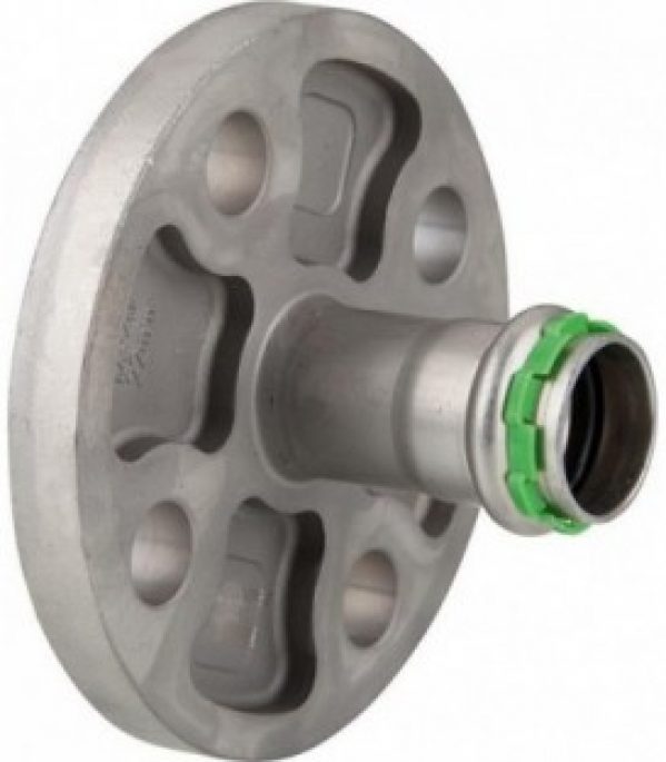 Raccord a sertir inox VCE510, bride de transition PN10/16 35mm, contour V