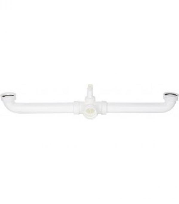 Raccord d&rsquo;écoulement 1 1/2&Prime; pour double bobine avec sortie centrique