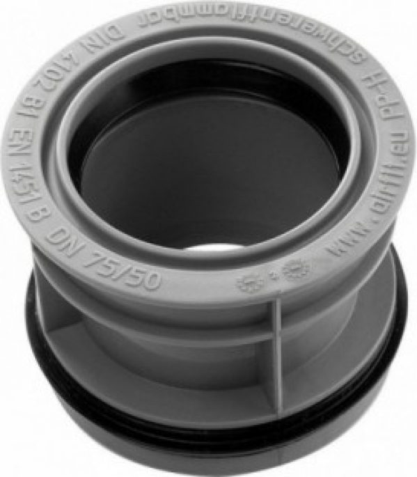 Raccord de reduction d&rsquo;eaux usees DN 75 x 50 concentrique