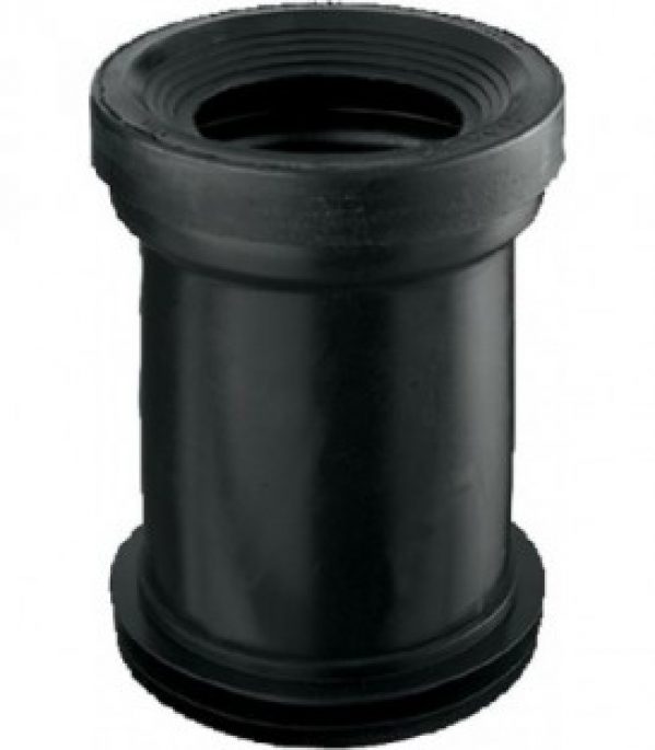 Raccord de WC convient pour manchon de WC d120-125mm d 110/110mm, droit