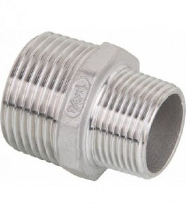 Raccord double reduit V4A 4&Prime; x 2&Prime;