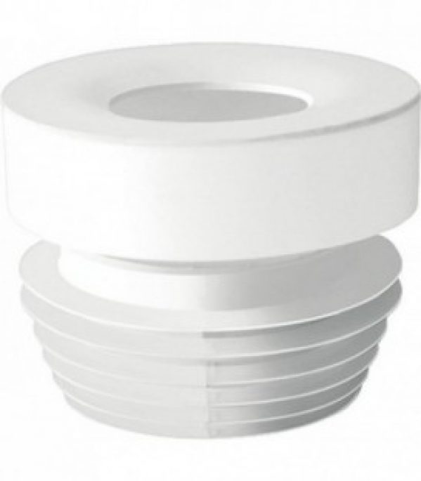 Raccord droit de WC diametre 90-110 couleur : blanc