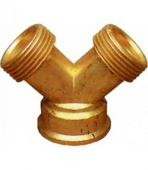 raccord en Y entree 3/4&Prime; fem sortie 2x 3/4&Prime; male sortie 1/2&Prime; pas de vis