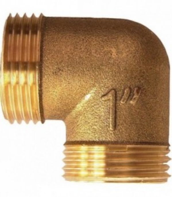 raccord fileté en laiton coude male 94 1/4&Prime;