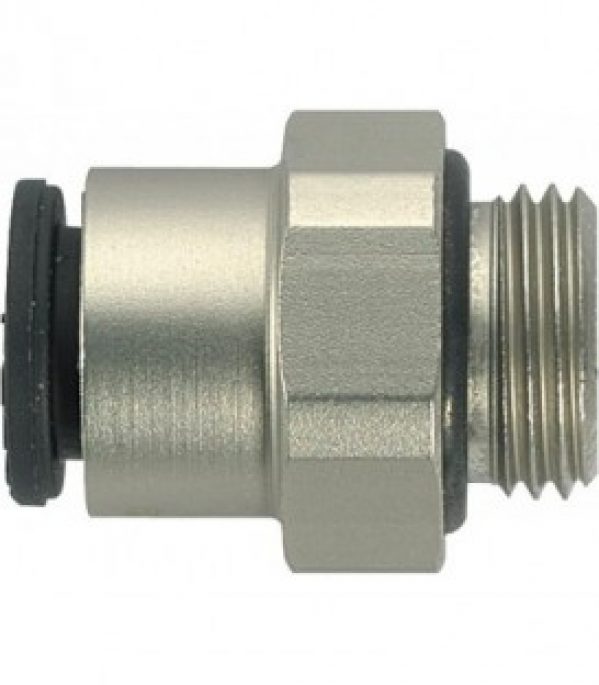 Raccord filete a vis droit D 4mm M 5