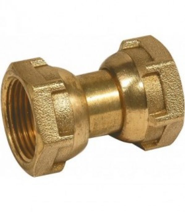 raccord laiton droit avec écrou-chapeau 1/2&Prime; chapeau x 1/2§ chapeau