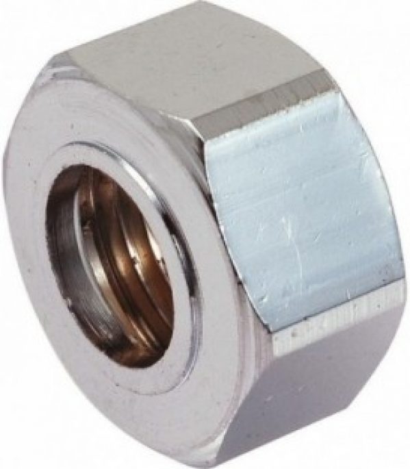 Raccord laiton ecrou à collet battu chromé 8374GC 12-1/2&Prime;