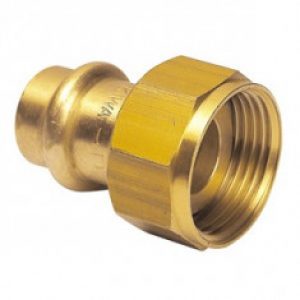 Raccord laiton à sertir et à visser – Union Femelle écrou tournant