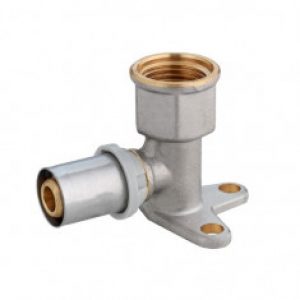 Raccord multicouche à sertir TH – Coude Femelle applique – Arcanaute