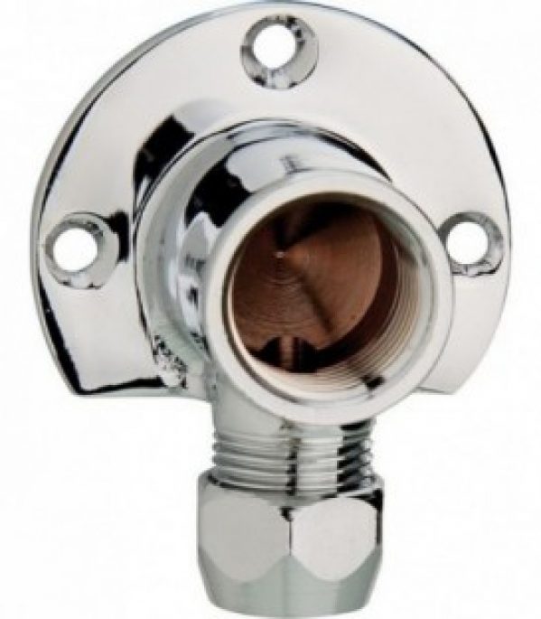 raccord mural chrome 1/2 x 10