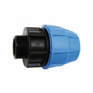 Raccord plastique tube PE – Droit mâle