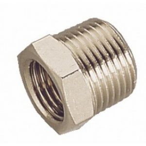 Raccord pneumatique : réduction filetage cônique mâle/femelle A4
