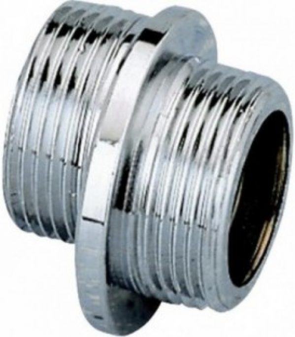 Raccord sanitaire raccord excentre court male male 1/2 – 1/2