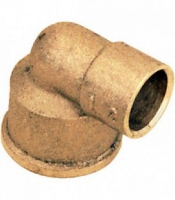 raccord à souder laiton coude femelle femelle 22-3/4 »