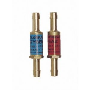 Raccords à clapet acétylène/oxygène – Type DA EN 730-1