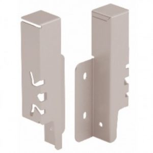 Raccords de paroi arrière pour tiroir ArciTech-H126 mm-argent