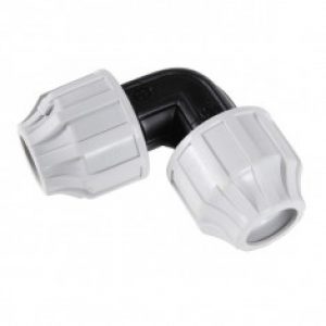 Raccords plastiques coude égal pour Tube PE ou PEHD