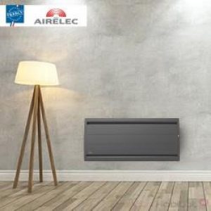 Radiateur electrique Fonte AIRELEC – AIREVO Smart ECOcontrol 1000W Bas Anthracite – A693473
