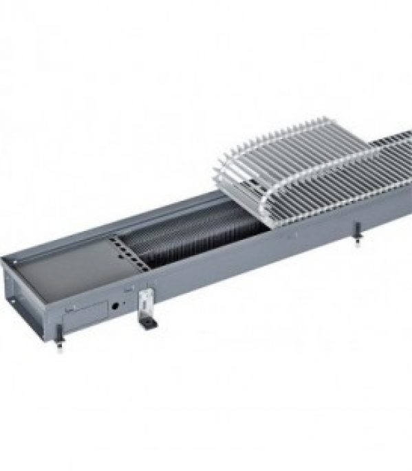 radiateur encastré dans caniveau Katherm NX, grille alu, nature anodisé lxHxP 225x92x1700mm