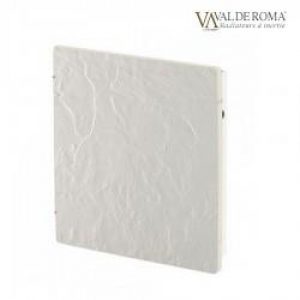 Radiateur à inertie TACTILO Carré Ardoise Blanche 800W – Valderoma AB0800A