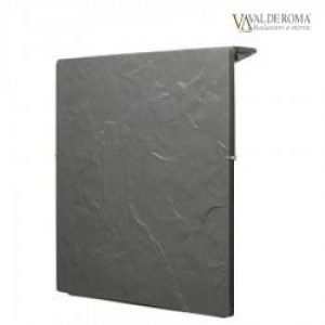 Radiateur à inertie TACTILO Carré Ardoise Noire 800W – Valderoma AN0800A