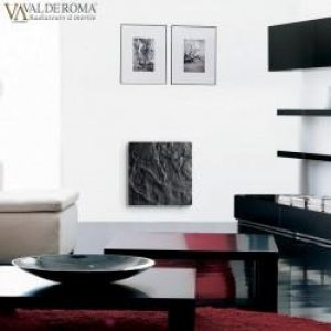 Radiateur à inertie Touch Silicium Ardoise Noire 800W Horizontal – Valderoma AN0800T