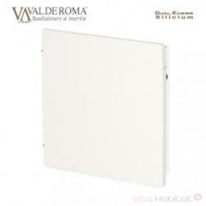 Radiateur à inertie Wifi Blanc Cachemire 800W Carré – Valderoma BC0800W