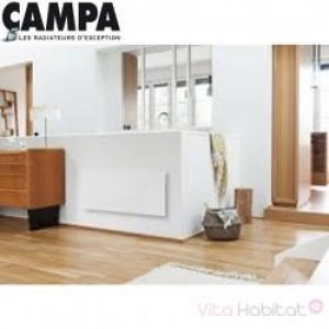 Radiateur électrique CAMPA CAMPALYS 3.0 Bas Blanc 1000W CYED10HBCCB