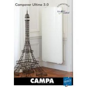 Radiateur électrique CAMPA CAMPAVER Ultime 3.0 Vertical Lys Blanc 1000W CMUD10VBCCB
