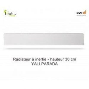 Radiateur électrique LVI – YALI Parada Plinthe 2000W – inertie fluide (haut.300) 3703202