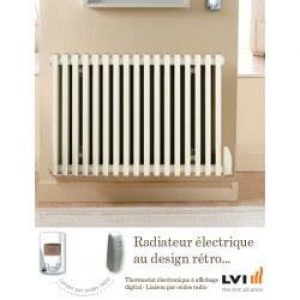 Radiateur LVI – EPOK H – 500W FLUIDE – Horizontal (haut.600) – 3630605
