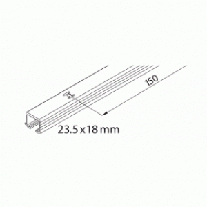 Rail de coulissage haut – Clipo 26