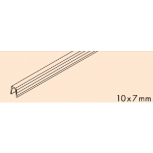 Rail de guidage porte coulissante Clipo 15 H/16 H MS