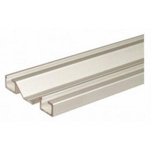 Rail double bas pour porte coulissante PRO LINE P100