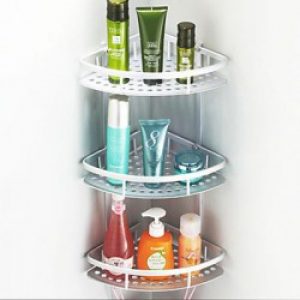 Rangement de douche 3 niveaux en aluminium