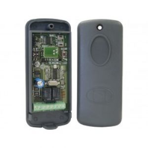 Récepteur bicanal pour l’extérieur IP54, 12 – 24V en 433,92MHz CAME RE432M