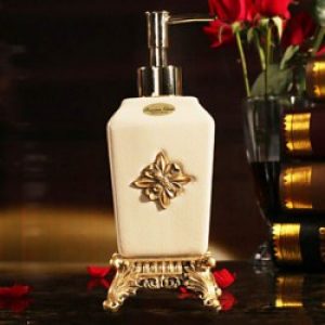 Récipient pour désinfectant sanitaire pour les mains en céramique