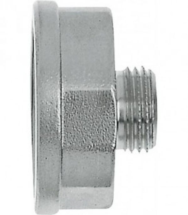 Réduction laiton nickelé Rp 11/4&Prime; x R 1/2&Prime; Heimeier 2201-52.044