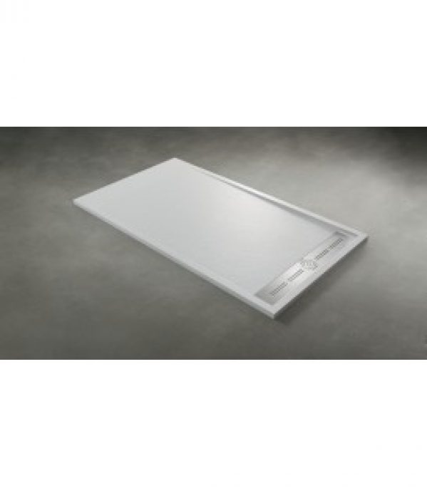 Receveur DAILYC Caniveau Ardoise blanc