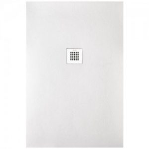 Receveur de douche à poser en Luxtone – Strato blanc