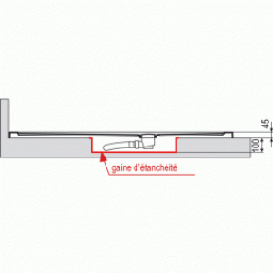 Receveur de douche à poser extra-plat 140×80 cm – Olympic Plus